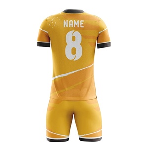 Nuevo Uniforme de Fútbol para Hombre Adulto, Superventas, 100% Poliéster, Manga Corta, Estampado, Ecológico, Ligero, con Logotipo Frontal - Product Image 6