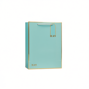 Borsa regalo Ilan taglia M con stampa dorata per feste e occasioni festive - Product Image 2