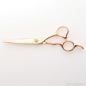 Japanese Style Hair Scissors Professional Titanium Rose Gold Salon Hairdresser Cutting <b>Shears</b> Barber Scissors - Product Image 4