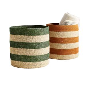 ชุดภาชนะและถังปอกระเจาสำหรับใส่ของในห้องนอนตะกร้าสีแบบกำหนดเองและกระถางตกแต่งทนทาน - Product Image 1