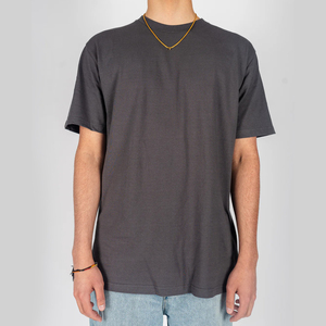 T-shirts personnalisés en gros, broderie et gaufrage sur coton pour hommes, marque privée, livraison rapide, approvisionnement en gros - Product Image 2