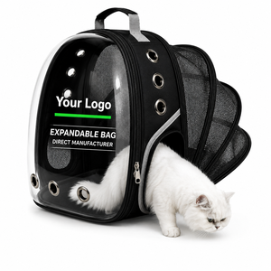 Portable Expandable Cat Bag OEM ODM Custom Logo <b>Pet</b> <b>Carrier</b> <b>Backpack</b> Factory Direct Wholesale - Product Image 1
