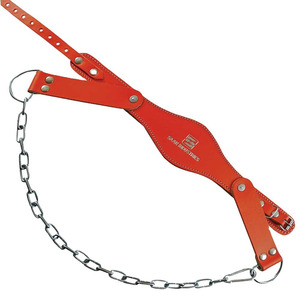 Durable Leather Neck Training Head <b>Harness</b> for Strength Exercise Weightlifting Powerlifting Professional Gear - Product Image 6