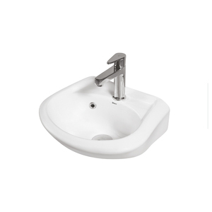 Vasque murale en céramique blanche pour usage domestique et commercial, certifiée ISO et CE, en vente chez votre concessionnaire. - Product Image 1