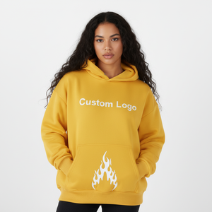 Sudaderas con capucha personalizadas 100% algodón, unisex, corte regular, ecológicas, sudaderas con capucha de moda, diseño con pedrería. - Product Image 2