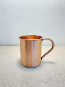 Taza de Cobre Premium para Moscow Mule, Lisa, de Cobre Puro, Cilíndrica, con Asa de Cobre, Vajilla de Bar al por Mayor, Utensilios para Bebidas y Cócteles - Product Image 3