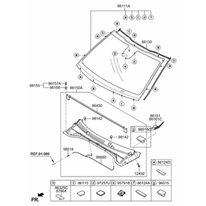 Niro Nouvelles pièces et accessoires pour voitures et camions 86153G5000 - Product Image 2