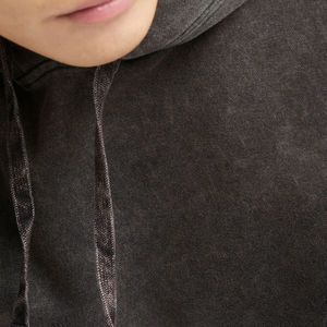 Sudadera con Capucha para Hombre con Efecto Ácido – Sudadera Oversize de Mezcla de Algodón Premium con Puños Acanalados, Bolsillo Canguro y Acabado Vintage - Product Image 6