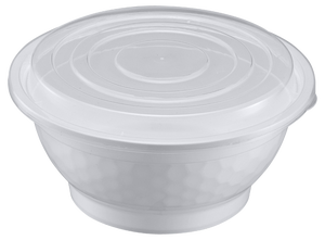 Boîte à lunch jetable sans BPA en PP avec couvercle noir, récipient micro-ondable, pour restaurant, plats à emporter, bol à nouilles 42 oz, lot de 120 Tiya - Product Image 4