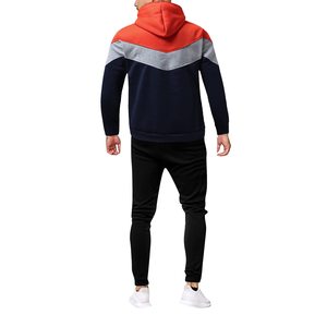 Survêtement 100% coton respirant, dernières couleurs et designs personnalisés, logo personnalisé, grandes tailles, pour hommes. - Product Image 5