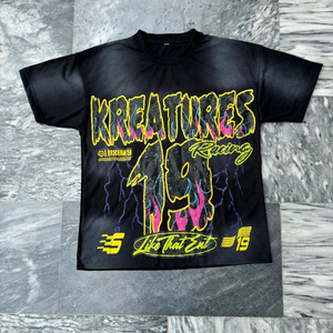 Camisetas de Manga Corta con Estampado Serigrafiado para Hombre, 100% Algodón, Transpirables, de Secado Rápido, Lisas, Impresas con DTG, Estilo Hip Hop, Ropa Urbana - Product Image 5