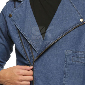 Veste en jean unie décontractée pour homme 2026 – Nouvelle mode streetwear confortable pour l'hiver - Product Image 5