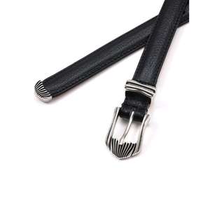 Fabricant et grossiste de ceintures en cuir véritable d'Inde, ceinture décontractée pour homme, boucle en acier solide, vintage, imperméable, écologique - Product Image 1