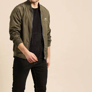 Blouson bomber pour homme léger, élégant, respirant, hiver, service OEM, qualité supérieure, 100% polyester - Product Image 3