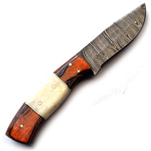 Venta al por mayor 8 "hecho en fábrica OEM barato bajo precio hecho a mano de acero de Damasco cuchillo de hoja de espiga completa - Product Image 4
