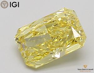เพชร CVD ทรงเรเดียนท์ 1.00 กะรัต พร้อมใบรับรอง IGI สีเหลืองแฟนซีสดใส ความสะอาดระดับ VS1 เหมาะสำหรับเป็นเครื่องประดับชิ้นเอก - Product Image 6