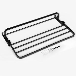 Accessoires de salle de bain en acier noir thermolaqué, porte-serviettes durable et fiable pour vêtements de salle de bain, disponible au prix le plus bas - Product Image 2