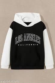 Sweat-shirt à capuche pour homme de haute qualité, manches raglan, impression graphique personnalisée Los Angeles, pull décontracté, coupe classique - Product Image 3