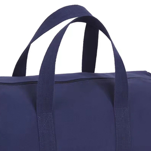 Unisex Navy Blue Polyester Gym Duffle <b>Bag</b> with Adjustable Strap and Zipper Closure 20-<b>30L</b> Capacity Casual Style - Product Image 3