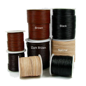 Cordón de Cuero para Manualidades DIY al por Mayor, Colores Vintage, 5mm 4mm 3mm, Cuentas Personalizadas, Fornituras de Joyería, Trenzado, Marca CI, Directo de Fábrica - Product Image 4