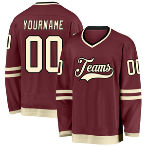 Maillot de hockey sur glace sublimé au meilleur prix, design personnalisé et impression de logo, tailles unisexes pour jeunes et adultes, vente en gros - Product Image 2
