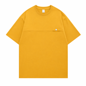 Nouveau T-shirt Homme Slim Fit en Coton/Fibre de Bambou Tricoté 260g Brodé Anti-boulochage Séchage Rapide Imprimé Décontracté - Product Image 4