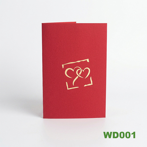 Tarjetas de Felicitación 3 en 1 con Diseño de Pastel de Boda Tradicional en 3D, Corte Láser, Papel Artesanal, Barnizado Mate, para Bodas, Cumpleaños, Año Nuevo - Product Image 4