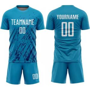 Camiseta de Fútbol de Secado Rápido para Hombre, Nombre Personalizado, Impresión por Transferencia de Calor, Uniforme de Fútbol 100% Poliéster, Kits Deportivos para Equipos de Adultos - Product Image 1