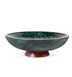 Cuenco Decorativo de Mármol Verde Moderno de la Mejor Calidad para Servir en el Hogar y la Cocina, Uso Multifuncional en Celebraciones de Ramadán y Diwali - Product Image 1