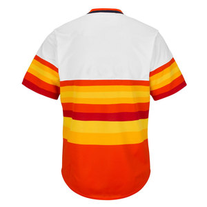 Camisetas de Béisbol/Sóftbol de Alta Calidad del Fabricante OEM, Completamente Cosidas, con Frente Corto, Personalizables por Sublimación, de Malla - Product Image 3
