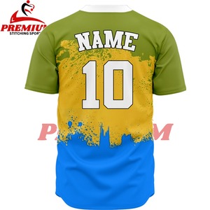 Maillot de baseball personnalisé en tissu léger et doux, sublimation, coupe confortable, respirant, haute qualité - Product Image 4