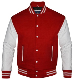 New Wholesale Zip & Button Baseball Style Customized ManWoman Winter <b>Jacket</b> - Product Image 1