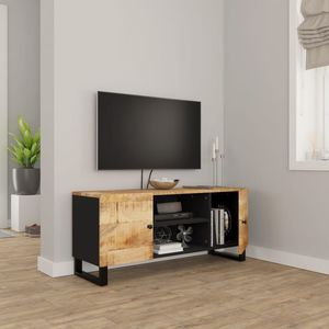 Supporto TV Mango in legno massello 41.3 \ "x13 \" x18.1 \ "-supporti TV eleganti e durevoli - Product Image 3