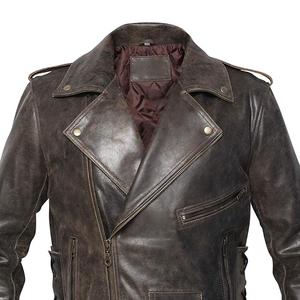 Chaqueta de Cuero para Hombre MARGINAL SPORTS al por Mayor, Cierre de Cremallera, Forro Cálido, Diseño Elegante, Prenda Exterior Duradera y Moderna, Precio Bajo - Product Image 4
