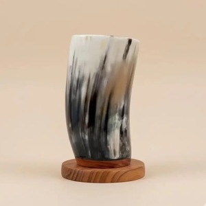High Quality Eco-Friendly Handmade Modern <b>Horn</b> Viking Drinking Glass Natural Shape <b>Buffalo</b> <b>Horn</b> Design for Home Decoration - Product Image 3