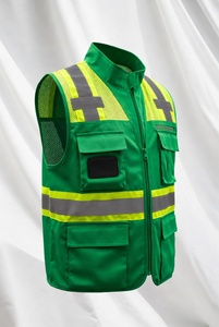 Chaleco de Protección de Alta Visibilidad para Hombre, Chaleco de Seguridad Industrial Resistente para Trabajo - Product Image 4