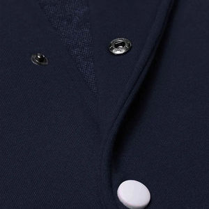 Veste universitaire de baseball 100% laine toile, col montant, logo personnalisé sur le devant, prix de gros, à capuche, hiver, unisexe - Product Image 6