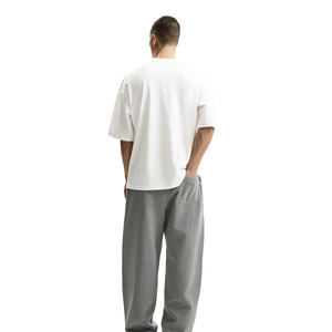 Camiseta Blanca Oversize para Hombre, 100% Algodón Pesado, Hombros Caídos, Corte Regular, Premium, Transpirable, Ecológica, Estilo Urbano - Product Image 2
