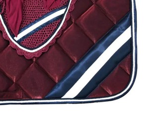 Almohadilla de Silla de Montar Acolchada con Diamantes al por Mayor con Orejeras, Colores y Tamaños Personalizados, Mezcla de Lana de Calidad, Forro de Cuero y Espuma - Product Image 2