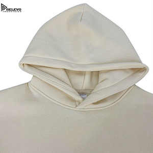 Sweat à capuche personnalisé pour homme à épaules tombantes – Vente en gros – Molleton de coton, sans cordon, MOQ 2 pièces, tissu polaire - Product Image 5