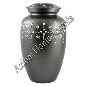 Urne funéraire en aluminium au design moderne, élégante et artisanale, pour hommage aux êtres chers par Axiom Home Accents Aesthetic - Product Image 6