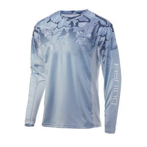 Camisas de Pesca de Manga Larga para Hombre con Logotipo Personalizado, Nuevo Estilo, Ropa de Pesca de Poliéster para Adultos, Más Vendidas - Product Image 6
