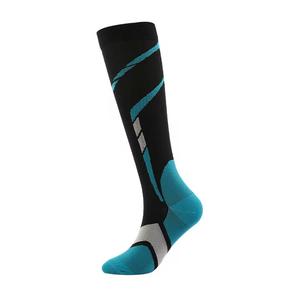 Chaussettes de sport pour hommes, en coton, élasthanne et polyester, tricotées jacquard, respirantes, couleur unie, épaisseur standard, été - Product Image 2