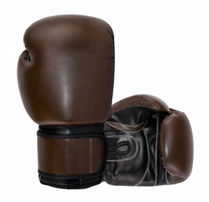 Guantes de Boxeo Personalizados con Logotipo, de Cuero Genuino/PU, para Muay Thai, Kick Boxing, Multicapa, de Alta Densidad - Product Image 3