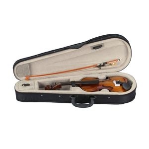 Nuovo Set Violino Acustico Naturale 1/8 con 4 Corde, Fondo e Fasce in Tiglio e Arco in Legno per Studenti - Product Image 2