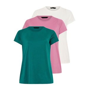 T-shirt oversize pour femme, manches courtes, coupe ample, décontracté, en coton, pour l'été, logo personnalisé, OEM, vente en gros, fournisseur en vrac - Product Image 1