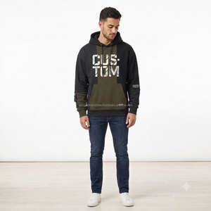 Sudaderas con Capucha Personalizadas Unisex de Algodón y Felpa, Sudadera con Capucha Lisa para Impresión Digital, Transpirable, Proveedor Mayorista - Product Image 2
