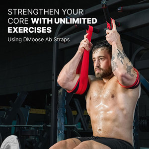 Sangles de suspension AB Home Gym pour entraînement abdominal, roues de roulement pour crunchs et tractions, sangles AB pour exercices de gainage - Product Image 3
