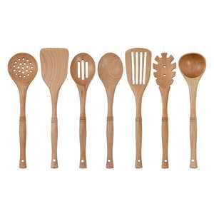 Cuchara de Cocina de Madera con Mango Largo, Diseño Clásico, Ecológica - Product Image 2