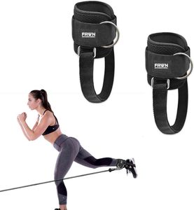 Accessoires de gym : Sangles de cheville rembourrées en néoprène pour musculation et machines à câble – Production de manchettes de cheville pour gymnastique - Product Image 1